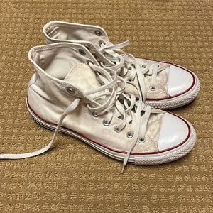 White converse high top